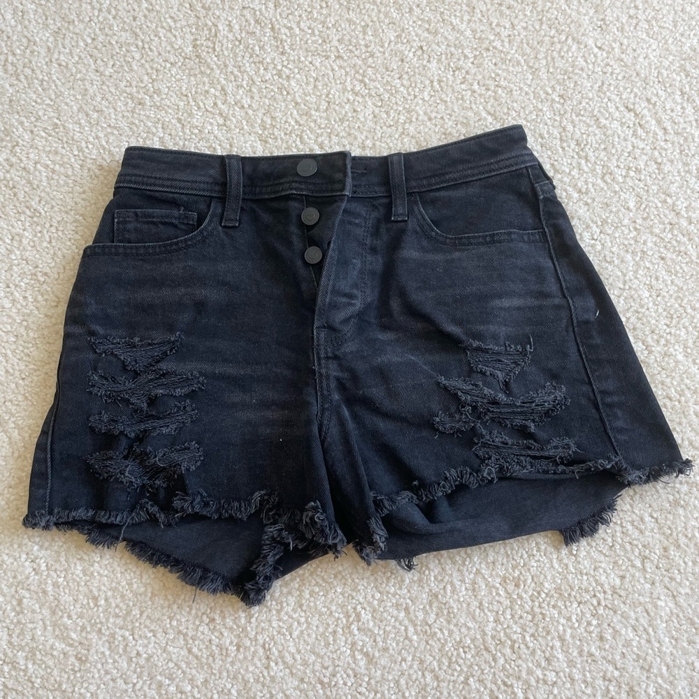 Hollister Black Jean Shorts